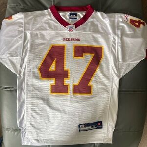 Washington Redskins Reebok Chris Cooley #47 White Jersey (Small) NWOT